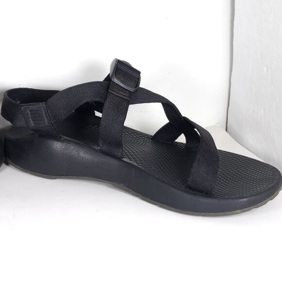 Chaco Men's Z Cloud Size US11 Black Strappy Outdoor Sport Sandals Shoes - Picture 7 of 16